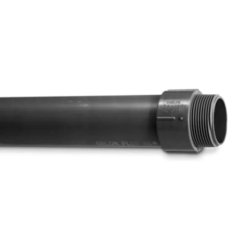 2-1/2 Inch PVC, Meter Riser, Locknut.