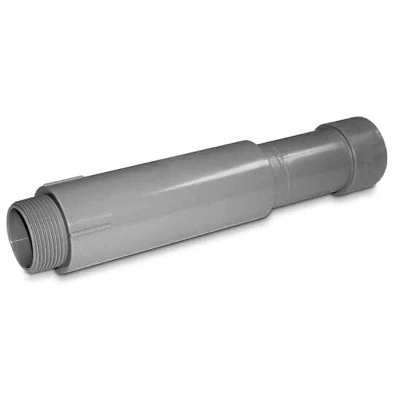 ABB - Installation Products E945HX - Male Terminal Adapter End Expansion Fitting, Size 1-1/2 Inch, Material PVC, Color Gray, For use with Schedule 40 and 80