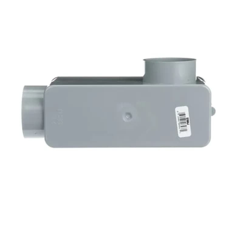 ABB - Installation Products E984J - Type LL Conduit Body, Volume 63 Cubic Inches, Size 2 Inches, Length 9-9/32 Inches, Material PVC, Color Gray, For use with Schedule 40 and 80 Conduit