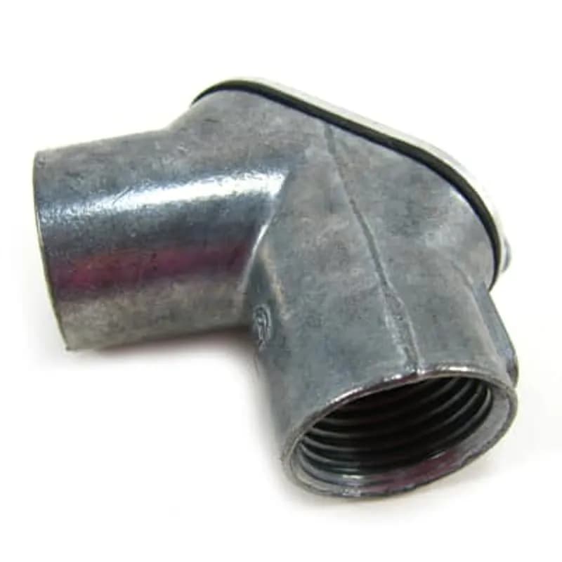 ABB - Installation Products HL 601 - Elbow, Pull Corner, Conduit Size 1/2 Inch, Length 1.31 Inch, Opening Size 1.10 Inch, Die Cast Zinc