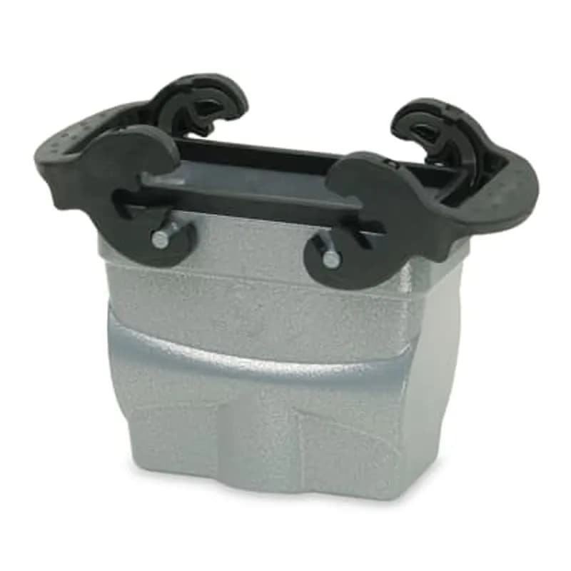 ABB - Installation Products CH716EHMV - Double lever locking inline coupler hood with top entry, 16 contacts, NPT entry - 1 Inch x 1 Inch