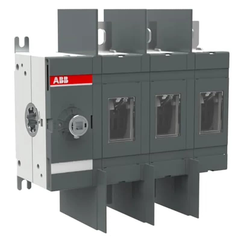 3-pole, front operated, base mounted non-fusible diconnect switch, handle and shaft are not included, terminal bolt kit included