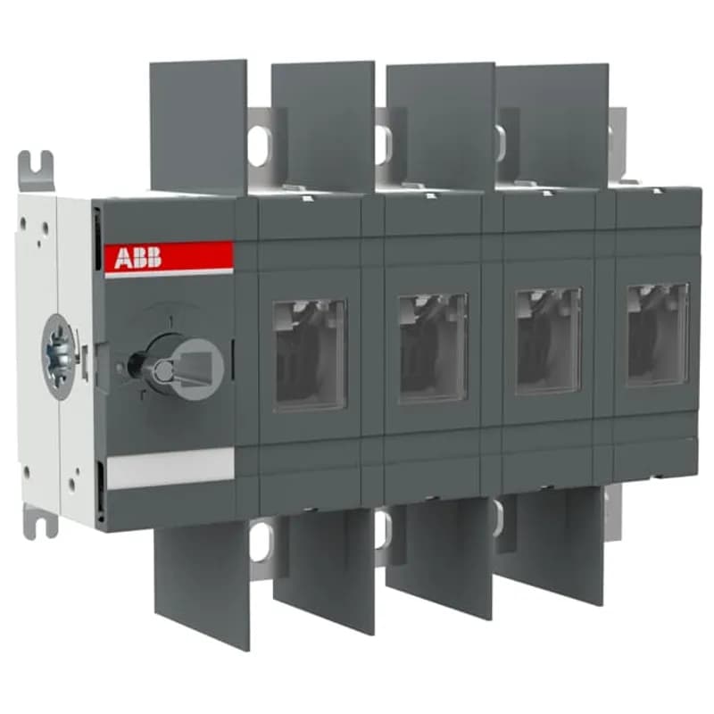 4-pole, front operated, base mounted non-fusible diconnect switch, handle and shaft are not included, terminal bolt kit included