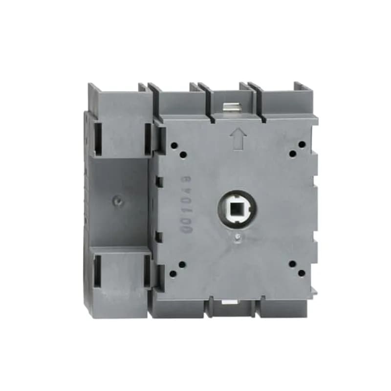 4-pole, front operated, door mounted, switch-diconnector / non-fusible diconnect switch with front protected clamp terminals, handle and shaft are not included