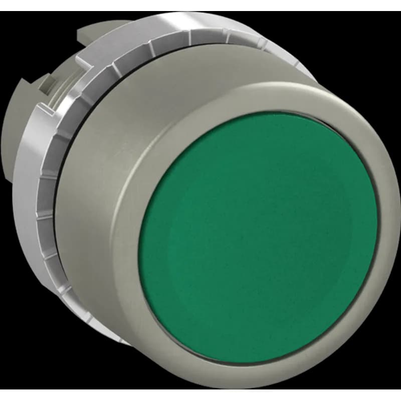 ABB - Electrification P9M-PNVG - PUSH BUTTON GREEN WITH FLUSH CAP