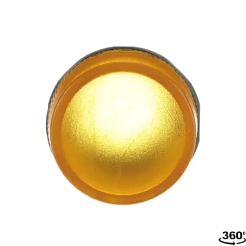 Modular Pilot Light - Pilot light head - Yellow - Illuminated