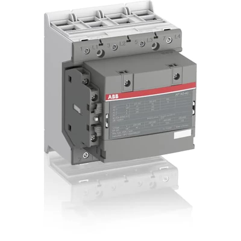 ABB - Electrification AF140-40-11-12 - A 3-phase Contactor suitable for various applications such as Motor starting, Isolation, By-pass and Distribution application up to max 690 V. Operated with wide control voltage range 48-130 V, 50/60 Hz and DC