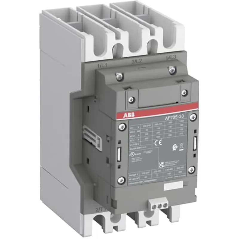 A 3-phase Contactor suitable for various applications such as Motor starting, Isolation, By-pass and Distribution application up to max 1000 V. Controlled with PLC and with wide control voltage range 250-500 V, AC/DC