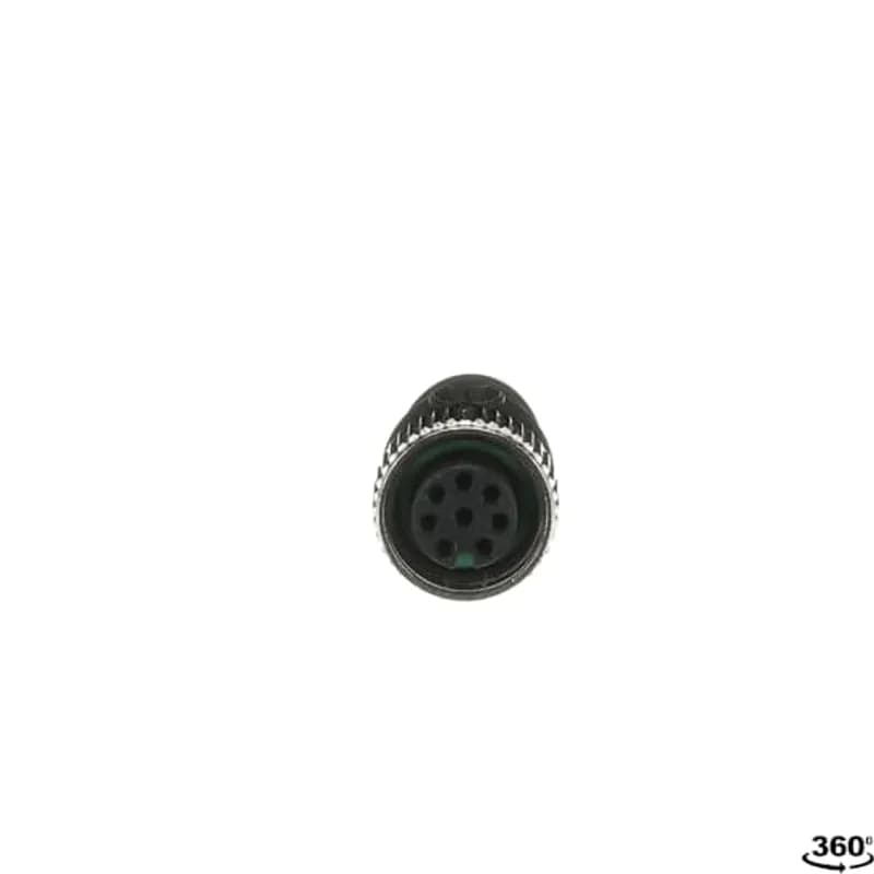 Termination plug M12-8. For Adam OSSD with M12-3G. Connects pin 2 with pin 3 and 4.