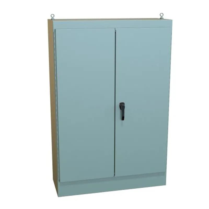 Hammond Manufacturing 1418ZW18 - N12 Freestanding Encl, Dbl Door - 72 x 48 x 18 - Steel/Gray