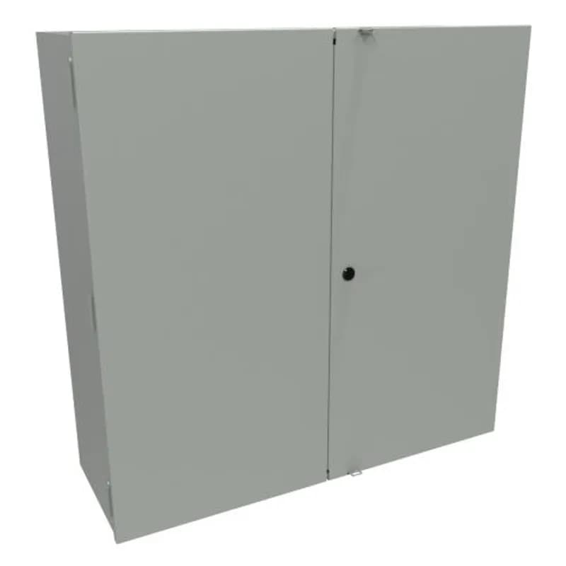 Hammond Manufacturing CMC363612 - Type 1 Metering 2 Dr Cabinet - 36 x 36 x 12 - Steel/Gray