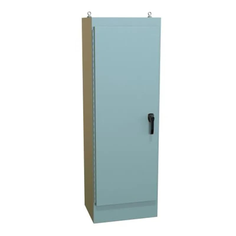 N12 Freestanding Encl - 72 x 24 x 18 - Steel/Gray
