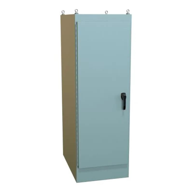 N12 Freestanding Encl - 72 x 24 x 36 - Steel/Gray