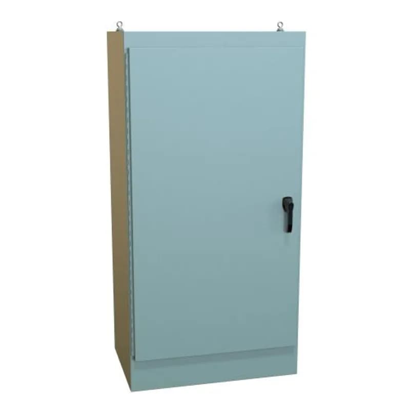 N12 Freestanding Encl - 72 x 36 x 24 - Steel/Gray