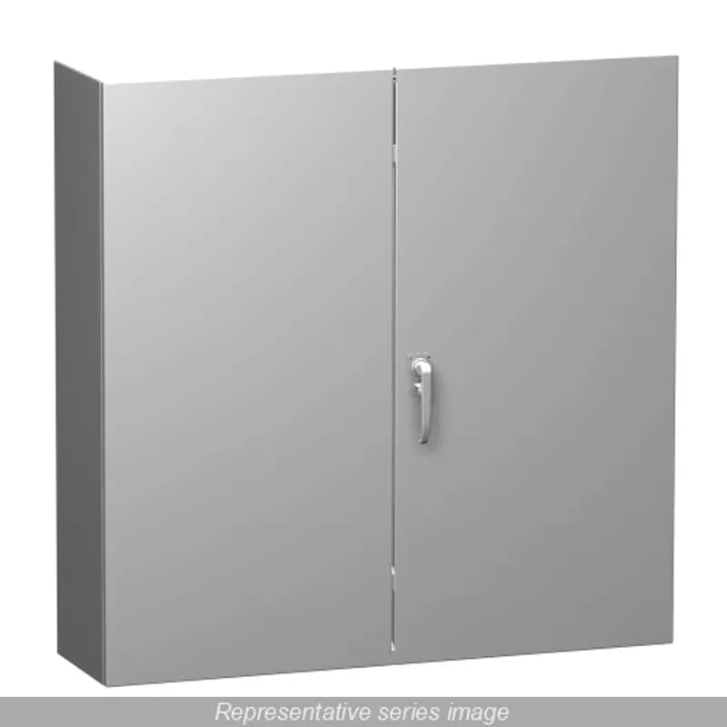 Type 3R Meter 2 Dr Cabinet - 36x36x12 - Steel/Gray