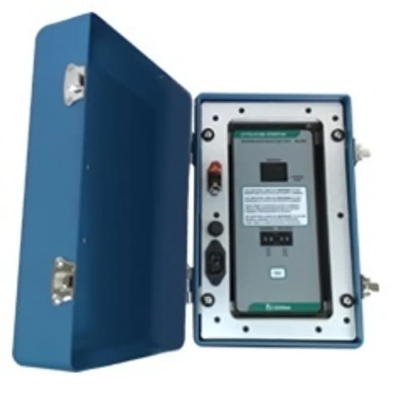 Impact Resistant Case. Adapts the included SE-400 for portable use. Features a 120 VAC plug-in for control power and outgoing banana cable leads connectors for the ground-fault circuit.