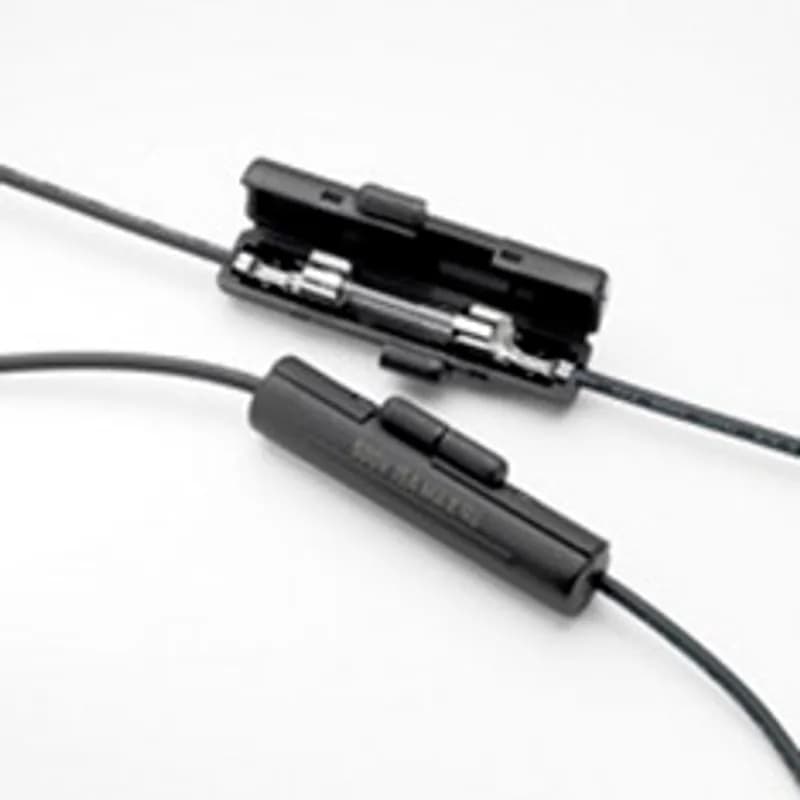 ACS INLINE FUSEHLDR. The Littelfuse inline fuse holder is designed for use with 6.3x32mm (.25"x1.25") Fuses. Provides an economical inline fuse holder solution.