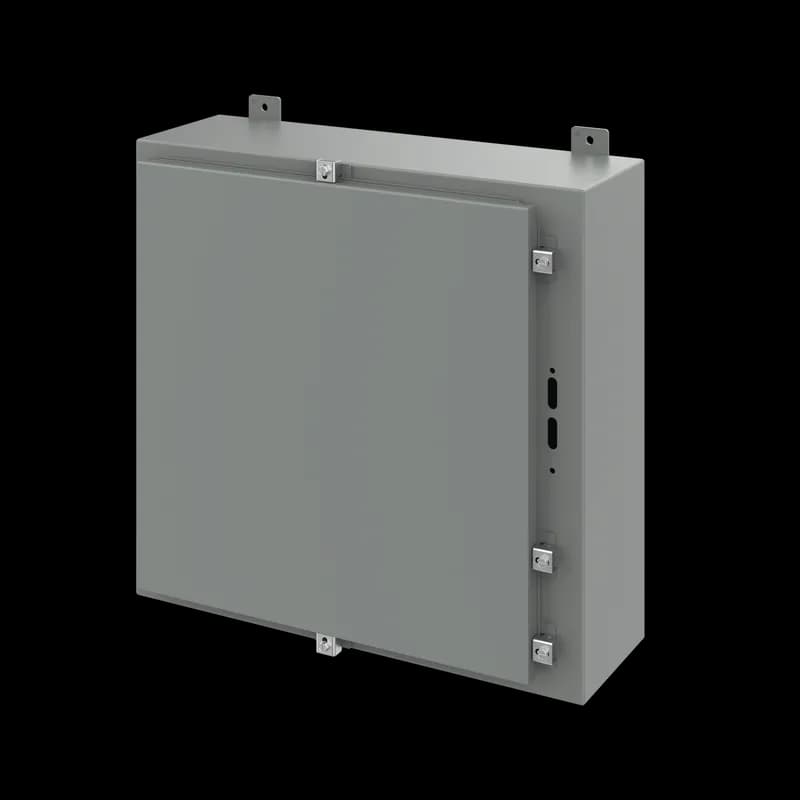 nVent A24HS2508LP - Disconnect Enclosure with Clamps Type 4, 24.00x25x8.00, Gray, Steel
