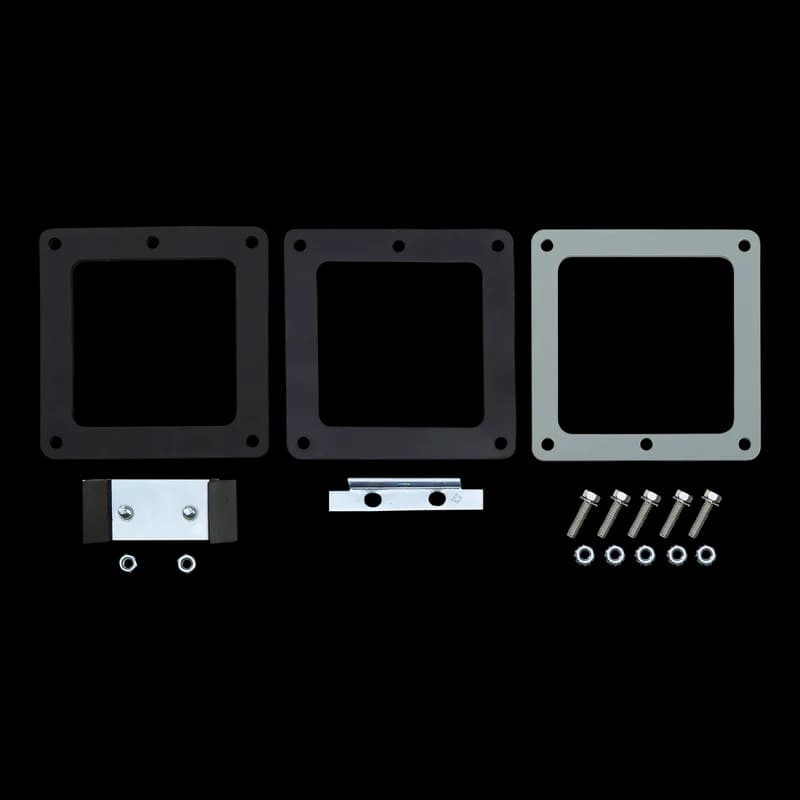 Box Connector Lay-in, 8.00x8.00, Gray, Steel