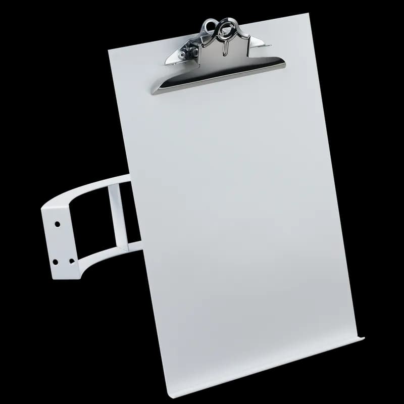 Clipboard for Concept HMI Enclosure, 14x9x1, White, Steel