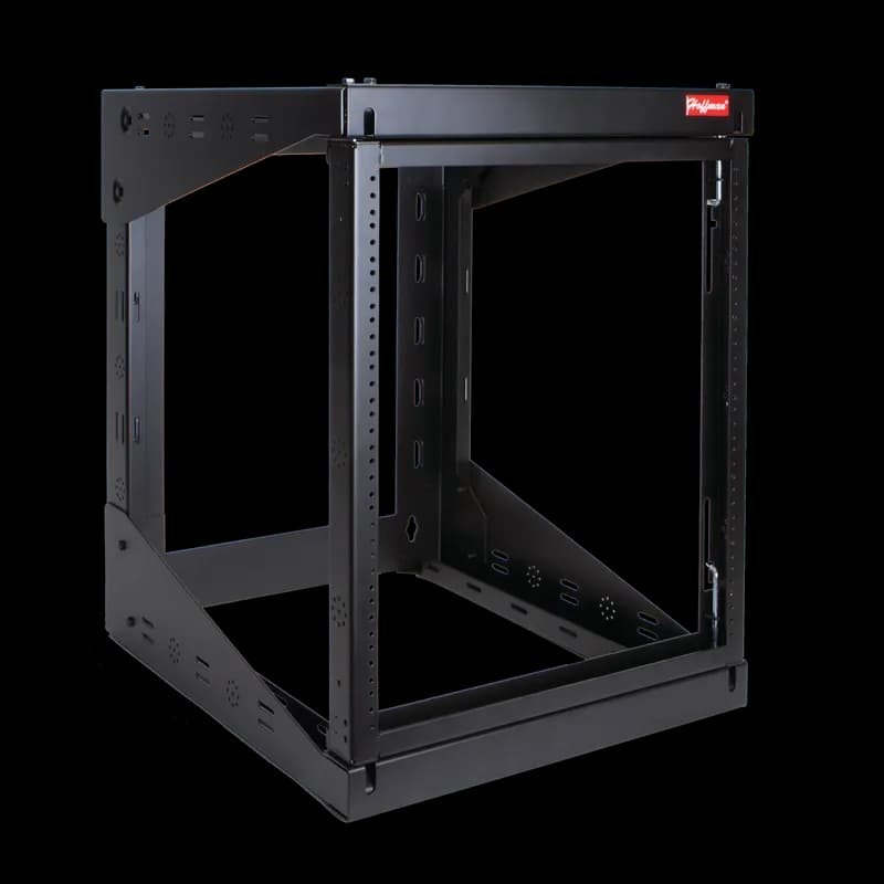 nVent E19SWM25U24 - VersaRack Wall-Mount Open Frame Rack, 50.59x20.91x24.29, Black, Steel