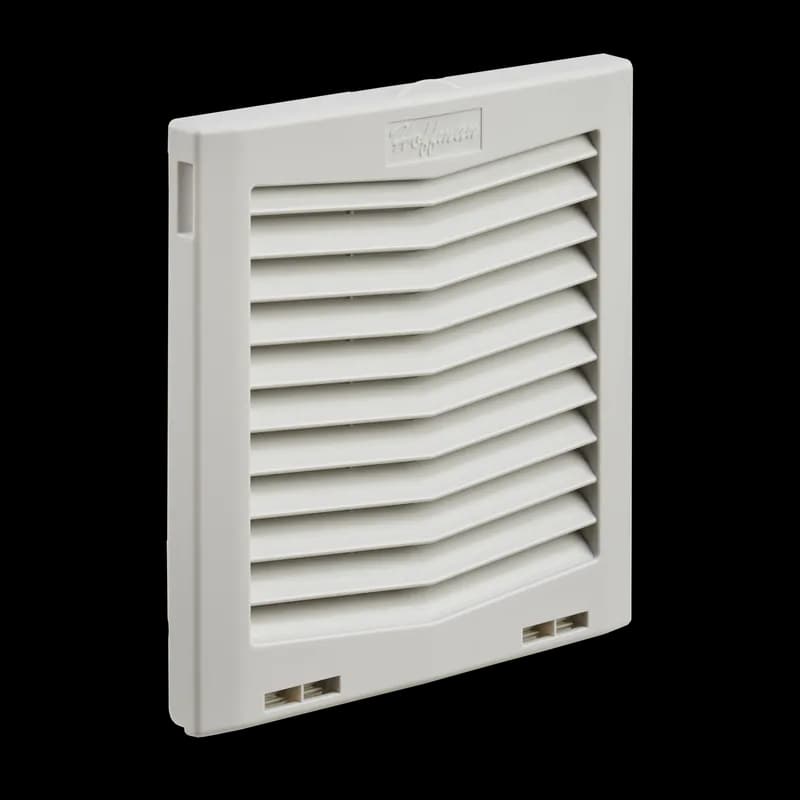HG Filter Fan Exhaust Grille IP54, fits HF09 fans 9-inch, Lt Gray, Plastic
