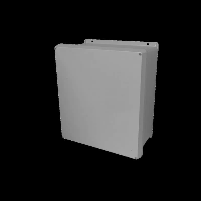 nVent VJ1008W - VJ Flat Opaque Cover Type 4X, 11.32x9.32x5.4, Lt Gray, FRP, W