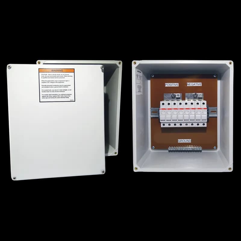 nVent RF-2-4 - RF Solar Combiner Box, 11.32x9.32x5.39, 4 contacts, Fiberglass
