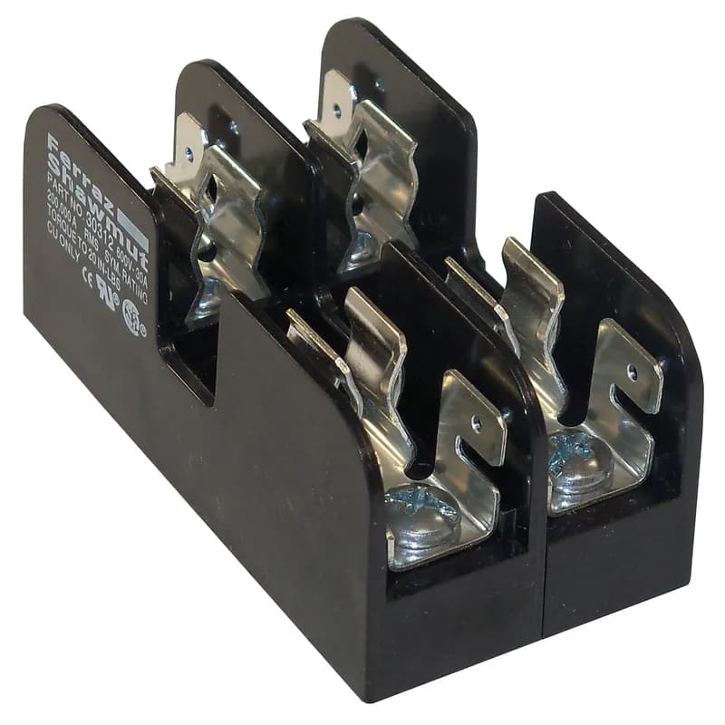Mersen 20312 - Fuse Block 250VAC 250VDC Class H/K 30A 2-Pole Screw