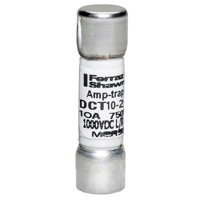 Fuse DCT - Midget - Fast-Acting 750VAC 1000VDC 10A Ferrule Amp-Trap®