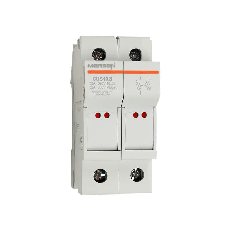 Fuse Holder IEC+UL/CSA Modulostar® Size 10x38 800VAC UL 1000VDC UL 2-Pole With Visual Indicator IP20 DIN Rail mounting