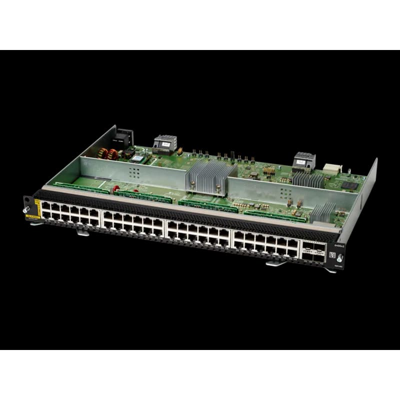 Hewlett Packard Enterprise HPE R0X40C - ARUBA 6400 48P 1G CL6 POE 4SFP56 V2 MOD PL-WB