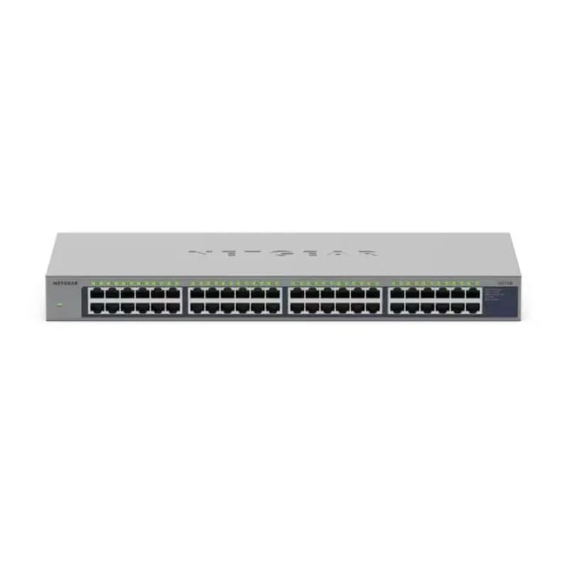 NETGEAR GS748100NAS - 48PT GIGE UNMANAGED RACKMOUNT