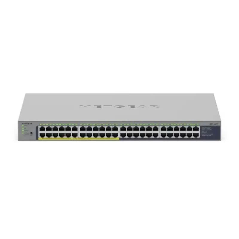 NETGEAR GS748PP100NAS - 48PT GIGE UNMANAGED SWCH W/POE