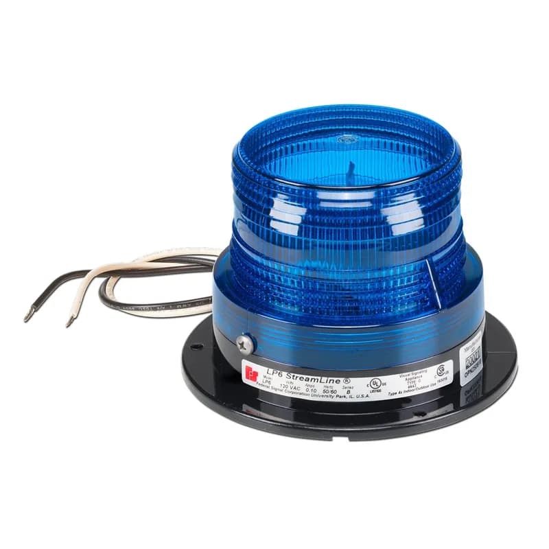 Federal Signal LP6-012-048B - StreamLine Strobe, Mini, UL and cUL, 12-24VDC, Blue