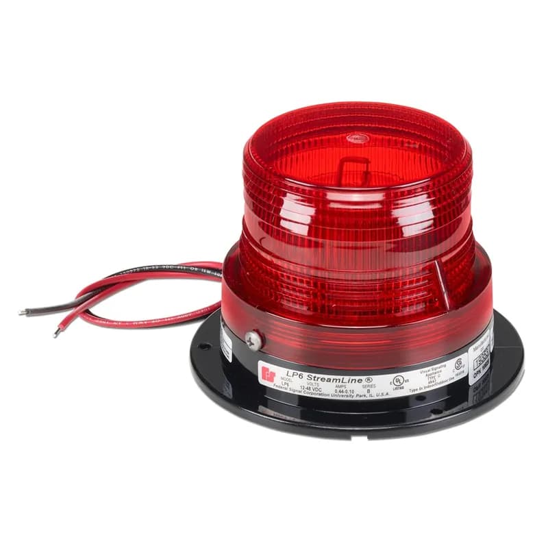 StreamLine Strobe, Mini, UL and cUL, 120-240VAC, Red