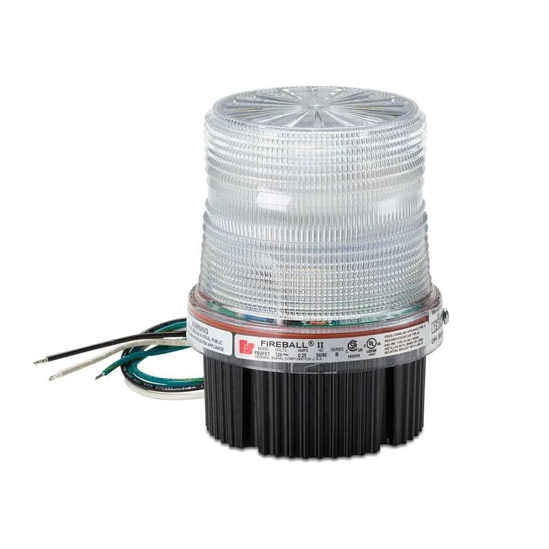 Federal Signal FB24STHI-024C - Fireball Strobe Light, Supervised, Hearing Impaired, UL Fire, 24VDC, Clear