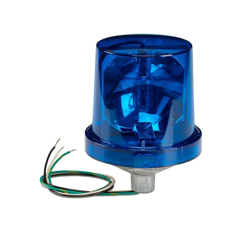 Federal Signal 225-120B - Electraray Rotating Incandescent Light, UL and cUL, 120VAC, Blue