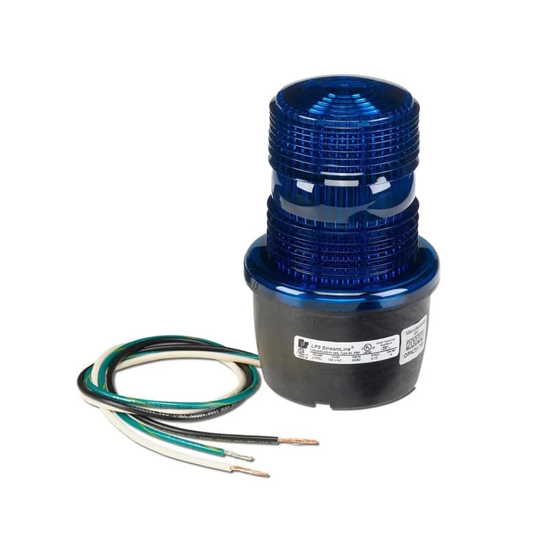 StreamLine LED Light, Low Profile, UL and cUL, 120VAC, Surface Mount, Blue