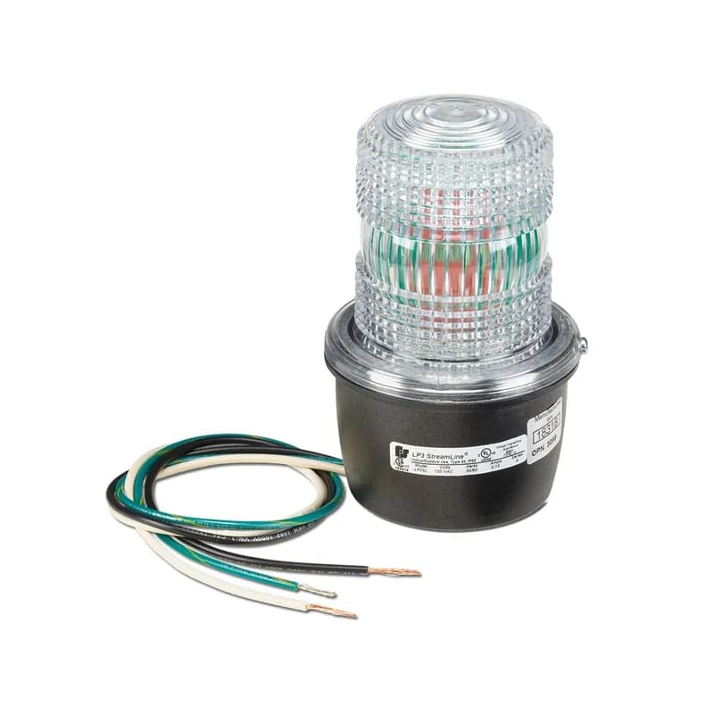 StreamLine LED Light, Low Profile, UL and cUL, 24VDC, Surface Mount, Clear