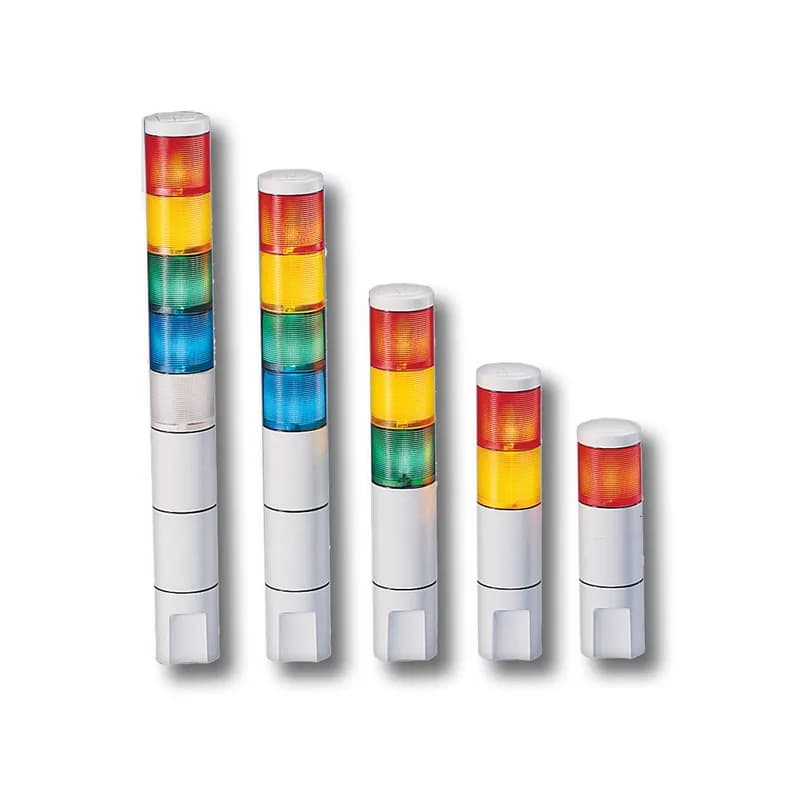 MicroStat LED Status Indicator 3 High 24VAC/DC Red/Amber/Green- Available in 24VAC/DC or 120VAC. Factory assembled. Small footprint, only 2.2" diameter (55.9 mm). Surface mount and integrated 3/4-inch NPT pipe mount. Type 4X enclosure (MSL with optional sounder rated NEMA Type 1). Indoor use only. 50,000 hour LED lamp. Optional sound module (MSS), pipe mount base and flasher. PLC compatible. UL and cUL Listed.