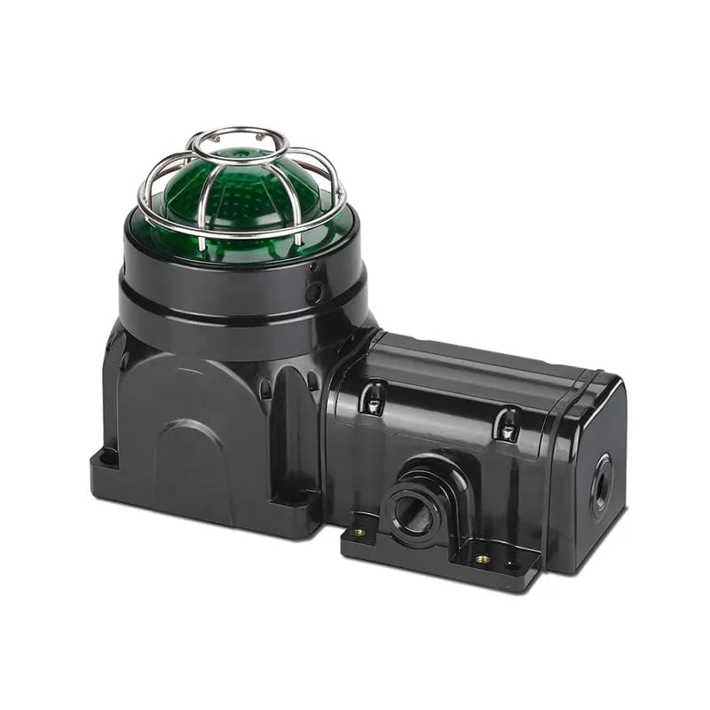 Global Series LED Light, Hazardous Location, UL and cUL CID2, Zone Listed, 24VDC, Ex de Surface Mount, Green