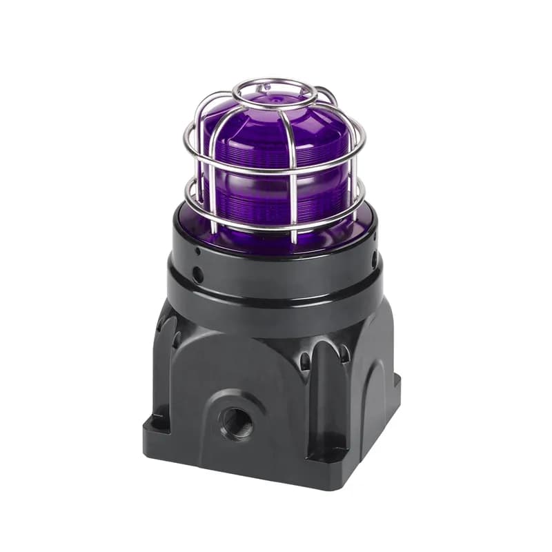 Federal Signal G-STR-230-D-M-15J - Global Series Strobe Light, Hazardous Location, UL and cUL CID2, Zone Listed, 220-240VAC, Ex d Surface Mount, 15J, Magenta