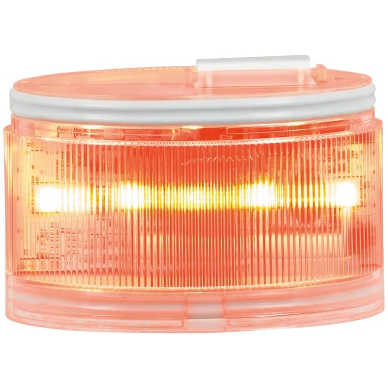 Radiant Bright LED Light Module, Steady, UL and cUL, Opaque Lens, Amber