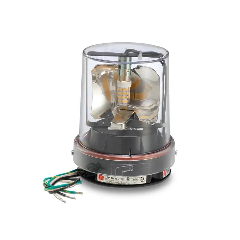 Vitalite, Rotating LED, UL and cUL, 24VDC, Clear