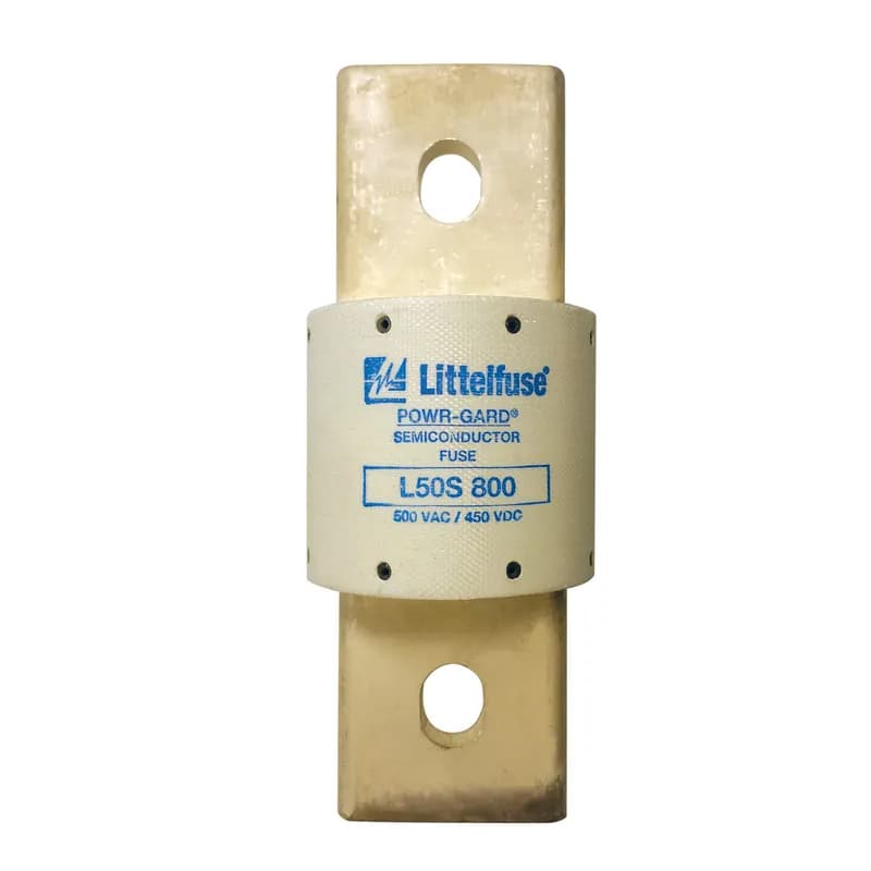 Littelfuse L50S800 - Littelfuse L50S Series High-Speed Fuses are designed to protect today’s equipment and systems, and are manufactured with Littelfuse-developed technology that sets tomorrow’s standards for accuracy, consistent quality, reliability, and predictable performance. Littelfuse engineers have redefined High-Speed Fuse Technology by using advanced metallurgical, polymer, and materials research, mathematical modeling, and computerized statistical analysis.