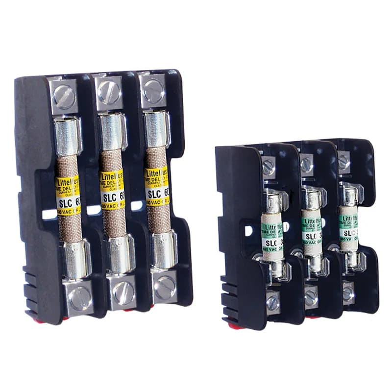 Littelfuse LFG60020-2SQDINR - All Littelfuse Class G fuse blocks offer snap-to-release DIN rail mounting and universal mounting holes. Class G fuse blocks are designed for use with time-delay current limiting Class G fuses.