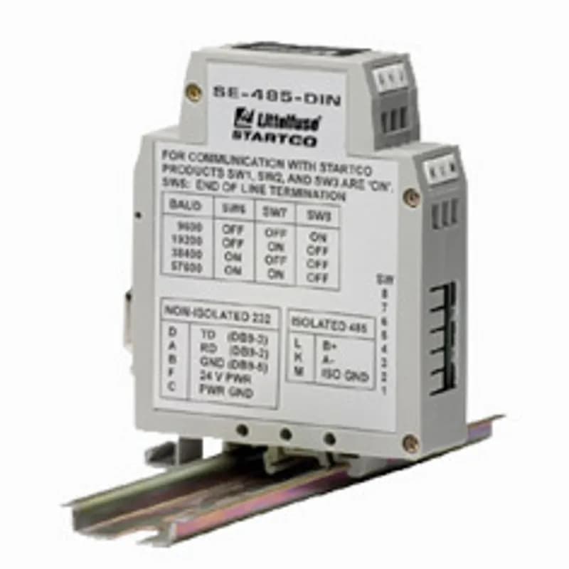 RS-485 TO RS-232 CONV INDUSTRIAL. Industrial TIA-232/TIA-485 converter converts a TIA-485 signal from an FPS, FPU-32, MPS, or MPU-32 to a TIA-232 signal for a computer or PLC. Industrial network quality.