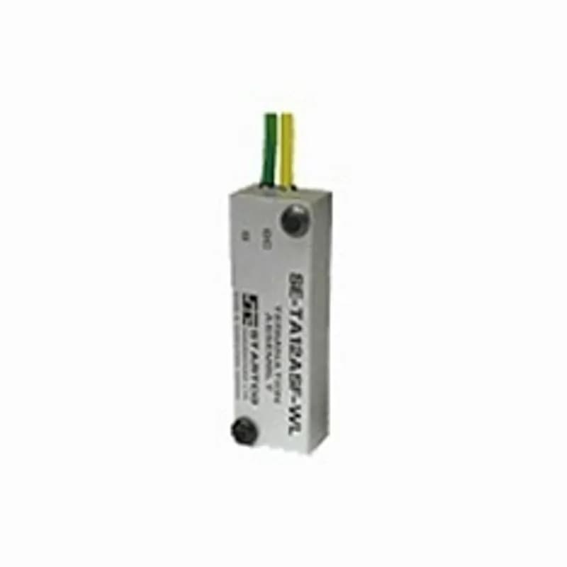 Littelfuse SE-TA12A - 50-W ground-check termination assembly with convenient mounting holes and screw terminals.