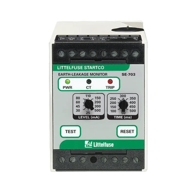 Littelfuse SE-703-0U-02 - EARTH-LEAKAGE MON UNIVERSAL 2FORMC